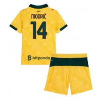 AC Milan Luka Modric #14 Tretí Detský futbalový dres 2025-26 Krátky Rukáv (+ trenírky)